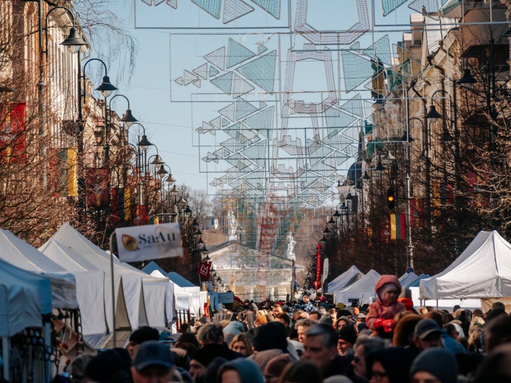 Saint Casimir's Fair (Kaziuko mugė) in Vilnius center.