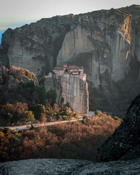 Roussanou Monastery in Meteora, Greece