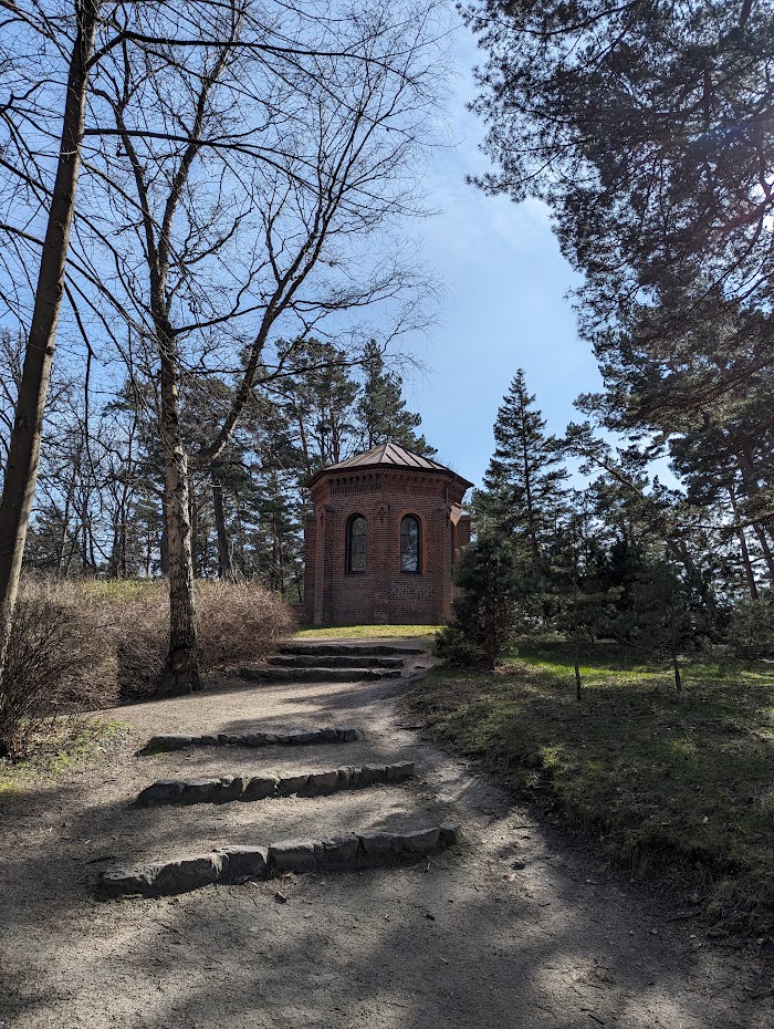 Birutes Hill Palanga In March on a sunny day