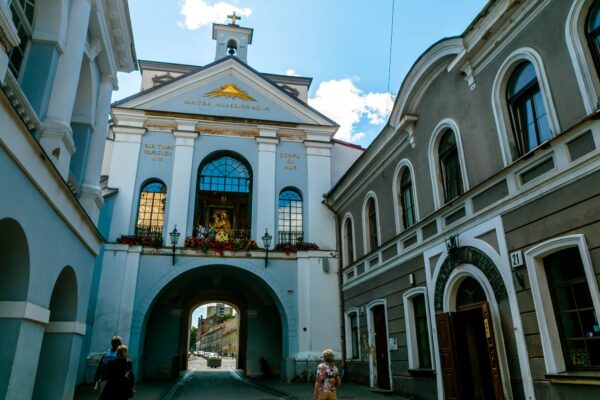 Gate of Dawn in Vilnius Lithuania.