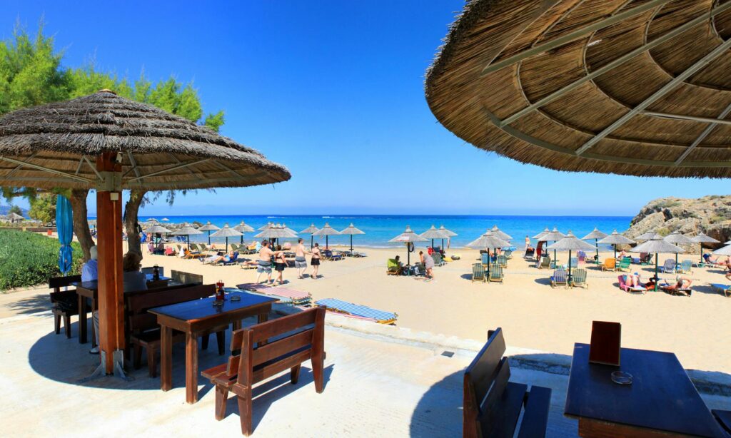 People on Beach on Zakynthos