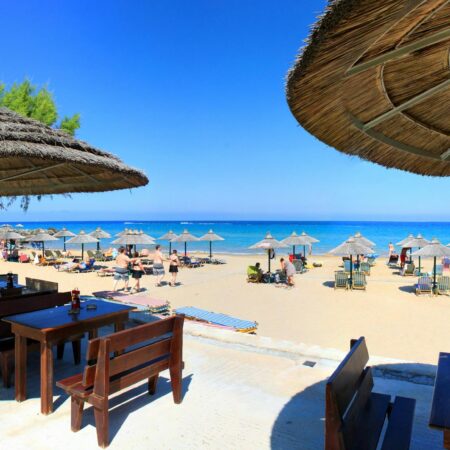 People on Beach on Zakynthos