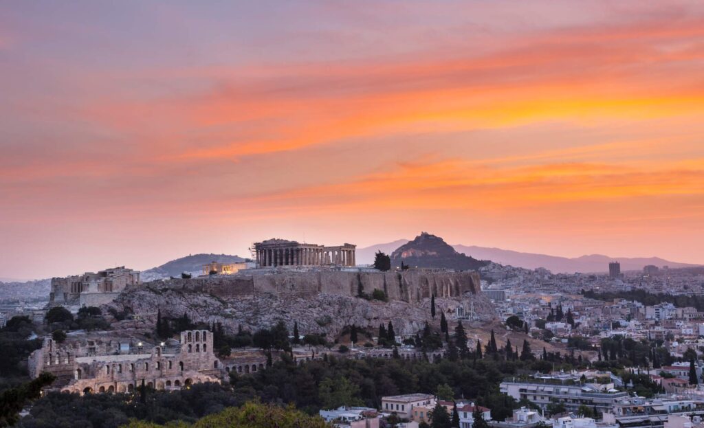 Ruins of the acropolis, Athens, Attiki, Greece, Europe