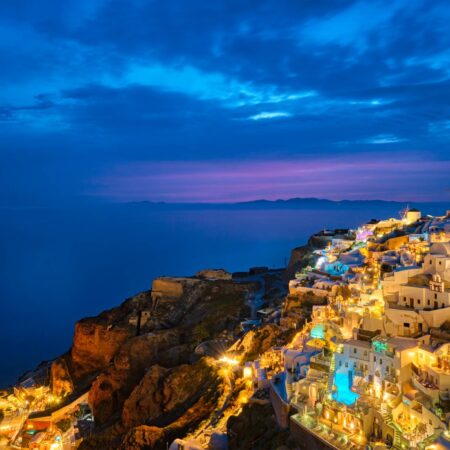 Famous greek tourist destination Oia, Greece