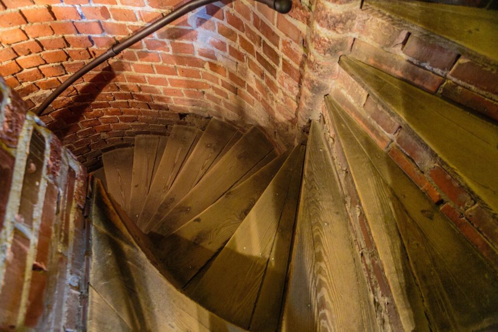 Interior of trakai castle